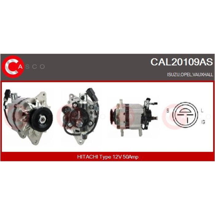CASCO Generator CAL20109AS CASCO Generator CAL20109AS