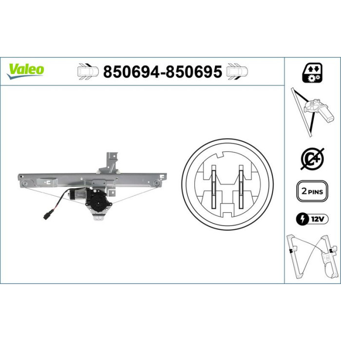 VALEO 850694 Fensterheber VALEO 850694 Fensterheber