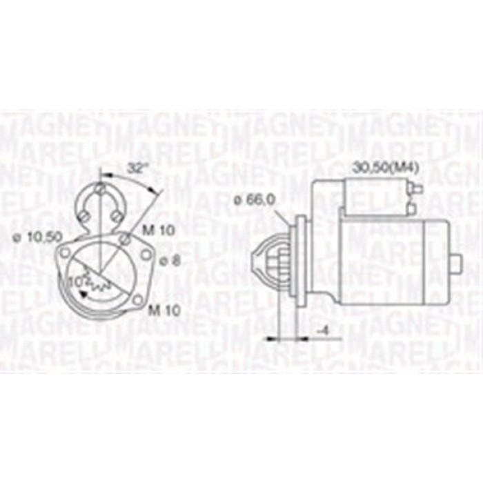 Magneti Marelli Anlasser 063721207010 Magneti Marelli Anlasser 063721207010