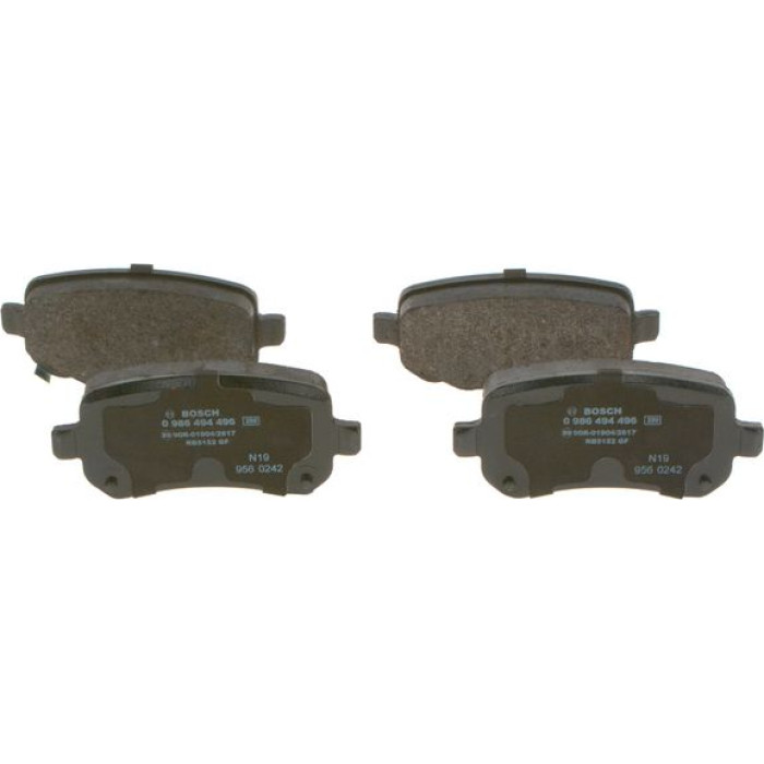 Bosch Bremsbelagsatz 0 986 494 496 Bosch Bremsbelagsatz 0 986 494 496