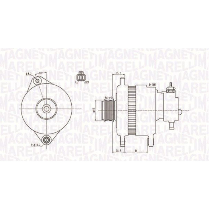 063731900010 Magneti Marelli Lichtmaschine 063731900010 063731900010 Magneti Marelli Lichtmaschine 063731900010