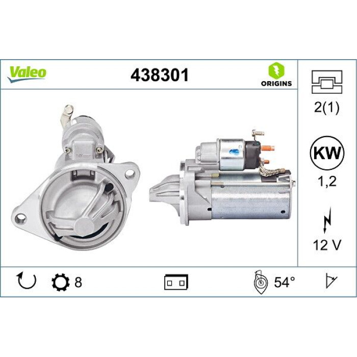 Valeo Anlasser 438301 Valeo Anlasser 438301