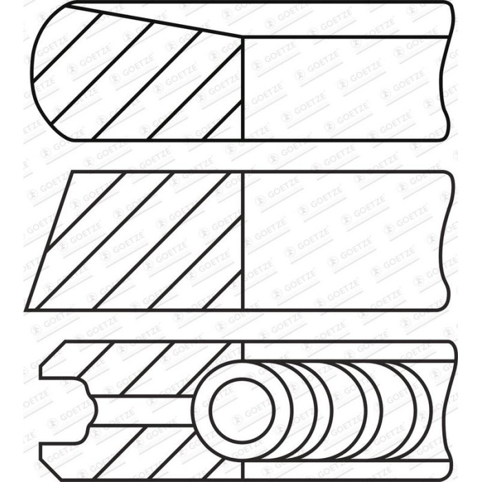 GOETZE ENGINE Kolbenringsatz 08-450600-00 GOETZE ENGINE Kolbenringsatz 08-450600-00