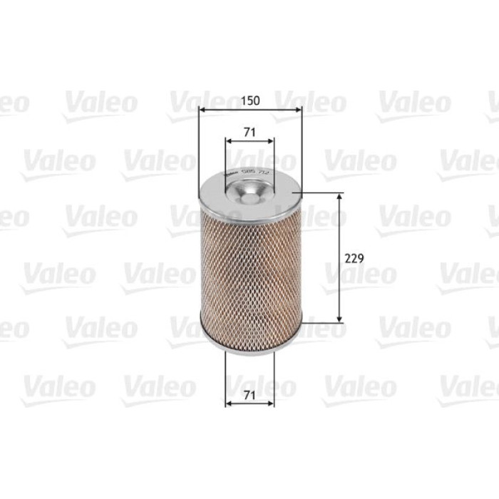 Valeo Luftfilter 585712 Valeo Luftfilter 585712