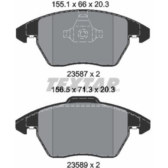 2358782 Textar Bremsbelagsatz 2358782 – ePad 2358782 Textar Bremsbelagsatz 2358782 – ePad