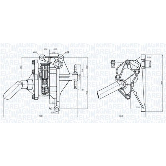 351516000041 Magneti Marelli Ölpumpe 351516000041 351516000041 Magneti Marelli Ölpumpe 351516000041