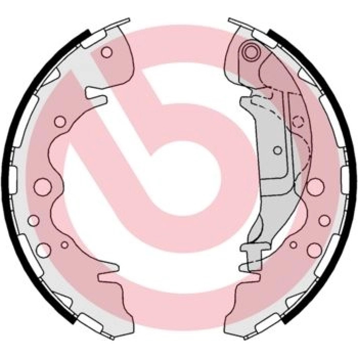 BREMBO Bremsbackensatz S 30 535 BREMBO Bremsbackensatz S 30 535