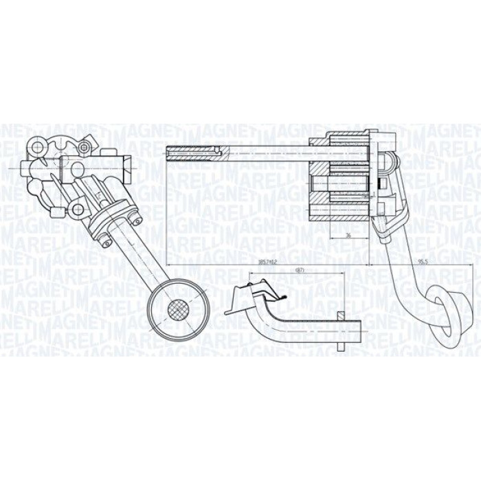 Magneti Marelli Ölpumpe 351516000065