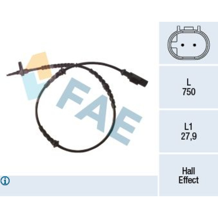 FAE Sensor, Raddrehzahl 78265