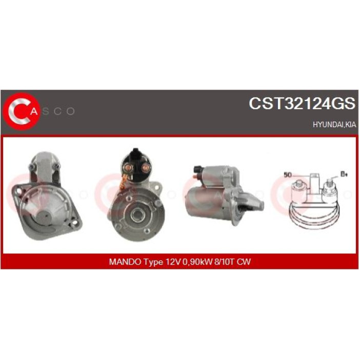 CASCO Anlasser CST32124GS CASCO Anlasser CST32124GS