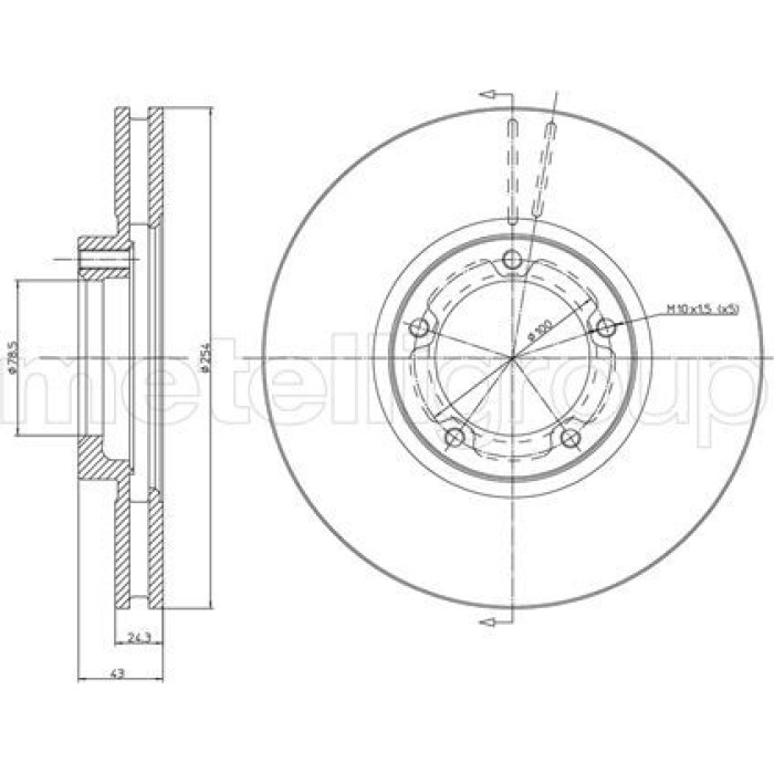 Cifam Bremsscheibe 800-459