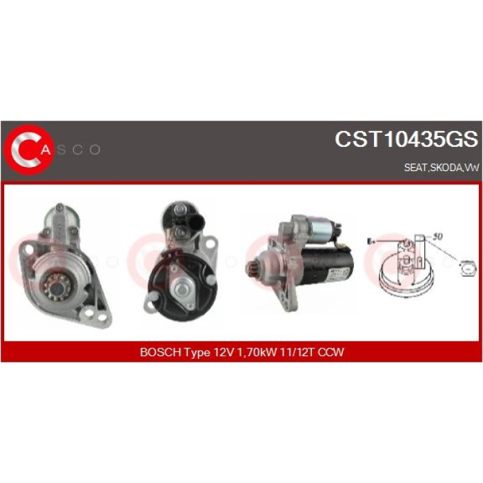 CASCO Anlasser CST10435GS