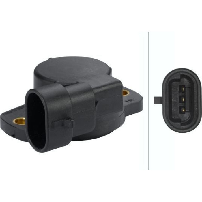 HELLA Sensor, Drosselklappenstellung 6PX 008 476-451 HELLA Sensor, Drosselklappenstellung 6PX 008 476-451