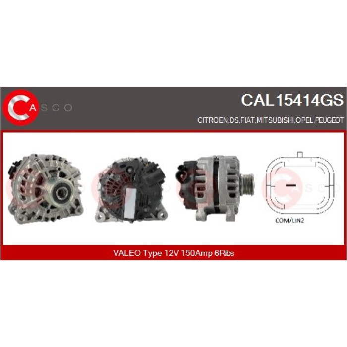 CASCO Generator CAL15414GS CASCO Generator CAL15414GS