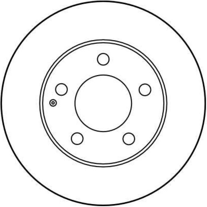 TRW Bremsscheibe Mazda S. 626 91 DF2704 TRW Bremsscheibe Mazda S. 626 91 DF2704
