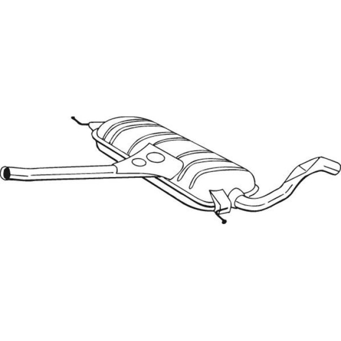 Bosal Schalldämpfer 283-243 Bosal Schalldämpfer 283-243