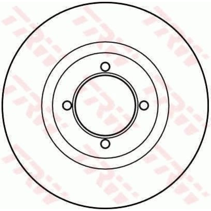 TRW Bremsscheibe DF2642 TRW Bremsscheibe DF2642