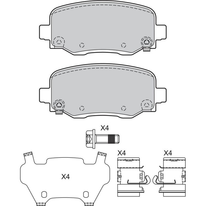 Valeo Bremsbelagsatz 601417