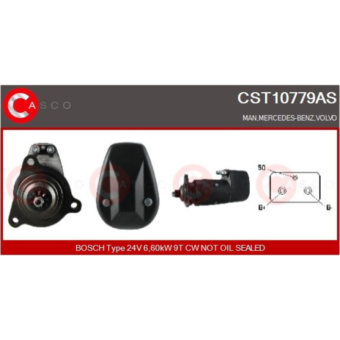 CASCO Anlasser CST10779AS CASCO Anlasser CST10779AS