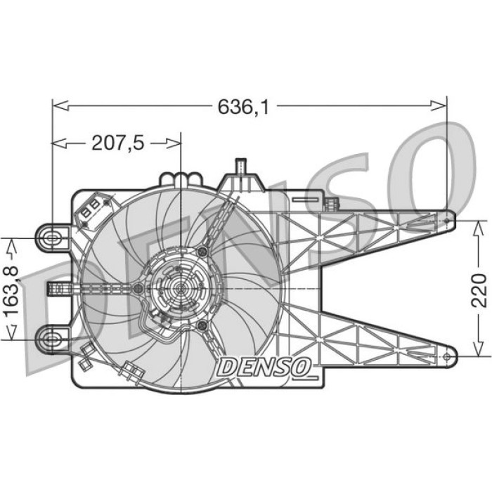 Denso Kühlerlüfter DER09015 Denso Kühlerlüfter DER09015