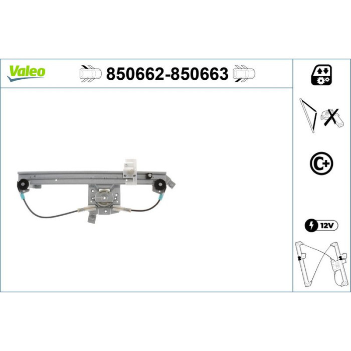 VALEO 850662 Fensterheber VALEO 850662 Fensterheber