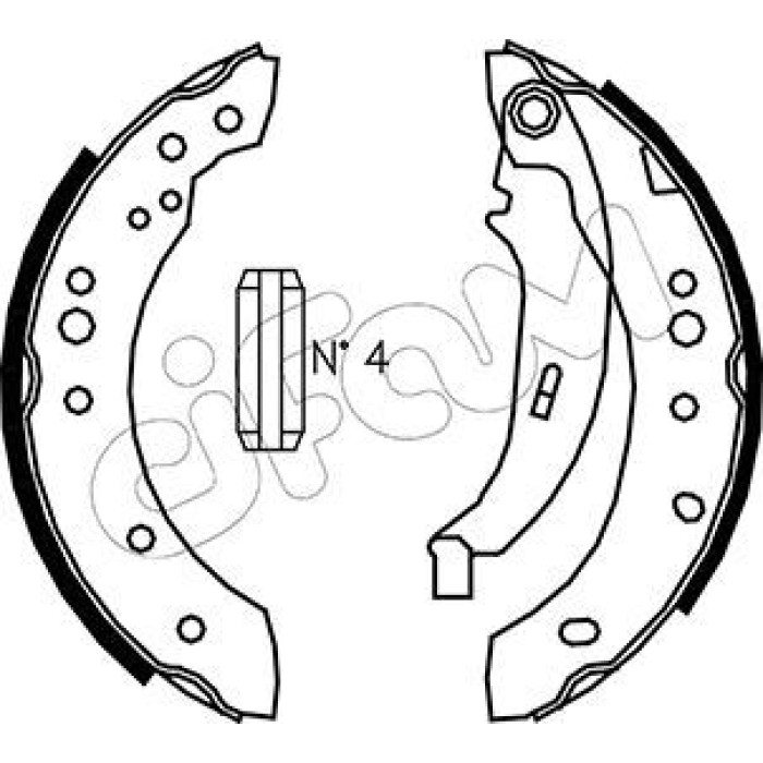 CIFAM Bremsbackensatz 153-513 CIFAM Bremsbackensatz 153-513