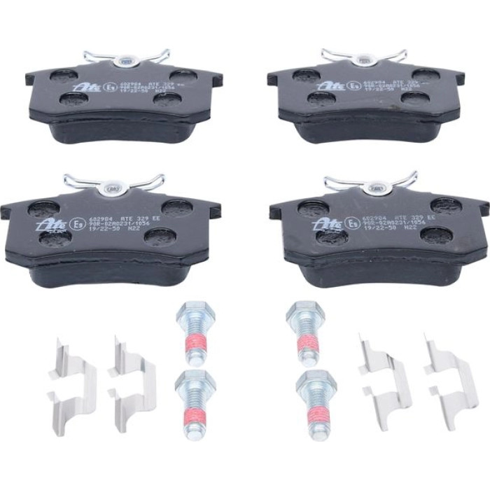 13.0460-2984.2 ATE Bremsbelagsatz VW Hinterachse Corrado/Golf/Passat/Polo/Vento 88-02 13.0460-2984.2 13.0460-2984.2 ATE Bremsbelagsatz VW Hinterachse Corrado/Golf/Passat/Polo/Vento 88-02 13.0460-2984.2