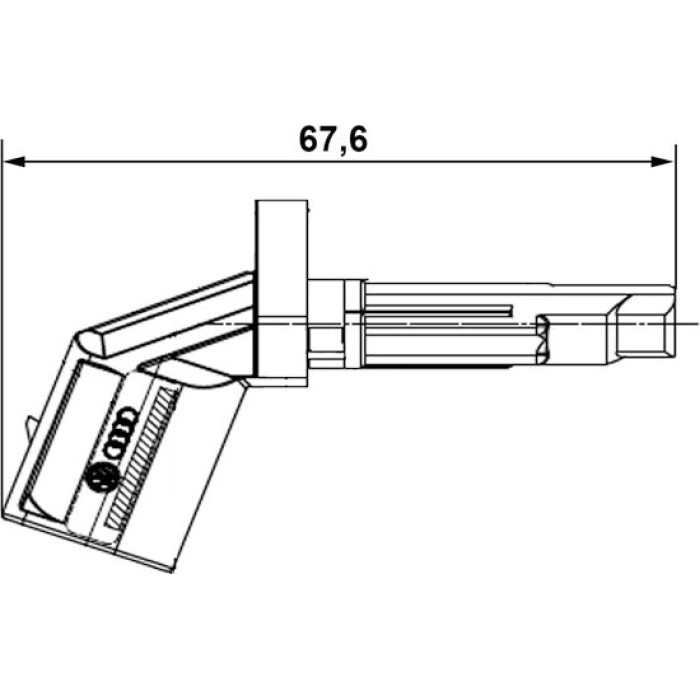 Bosch 12 403 020 ABS-Sensor Hinterachse links 0 265 007 928 Bosch 12 403 020 ABS-Sensor Hinterachse links 0 265 007 928
