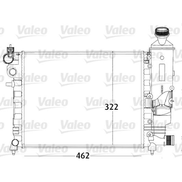 Valeo Motorkühler 731498 Valeo Motorkühler 731498