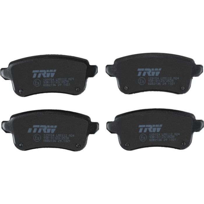 TRW Bremsbeläge Hinterachse GDB2136 TRW Bremsbeläge Hinterachse GDB2136
