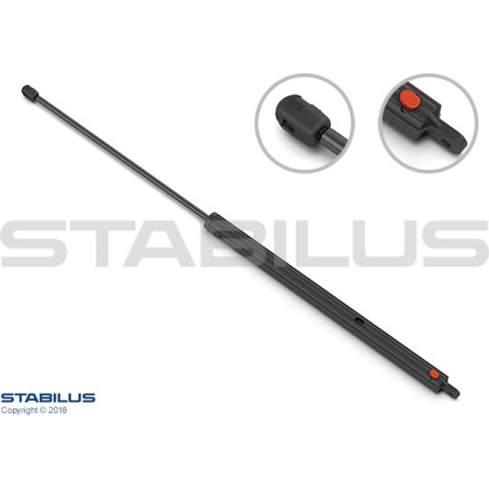 Stabilus Gasdruckfeder (Gasfeder), Motorhaubendämpfer, 410 N, 881 mm - 1383BM Stabilus Gasdruckfeder (Gasfeder), Motorhaubendämpfer, 410 N, 881 mm - 1383BM