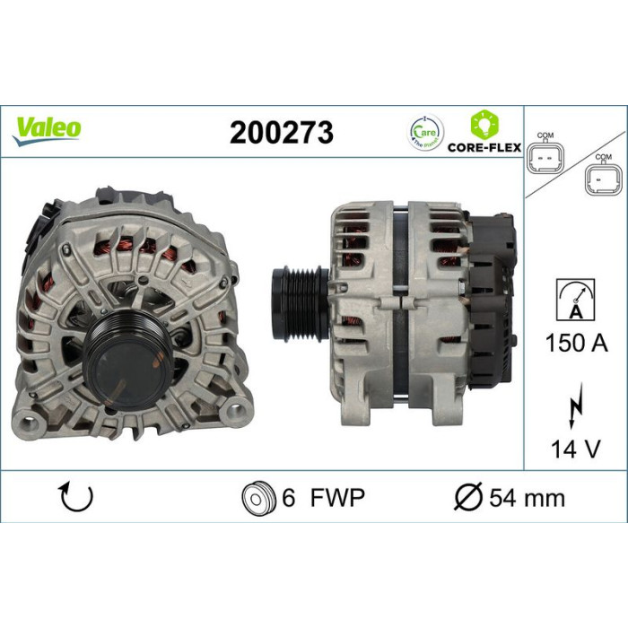 Valeo Lichtmaschine 200273 Valeo Lichtmaschine 200273