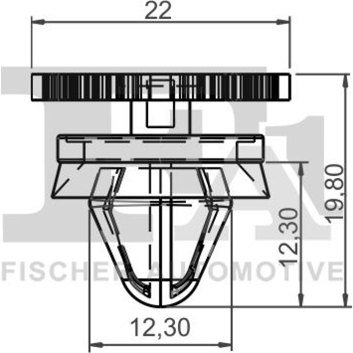 FA1 Befestigungsclip Zier-/Schutzleiste 21-40015.10 FA1 Befestigungsclip Zier-/Schutzleiste 21-40015.10
