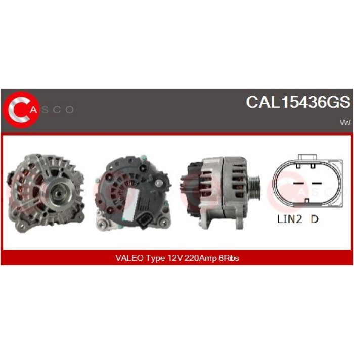 CASCO Generator CAL15436GS CASCO Generator CAL15436GS