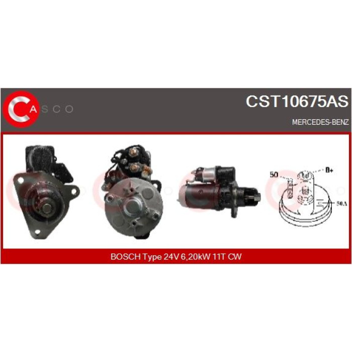 CASCO Anlasser CST10675AS