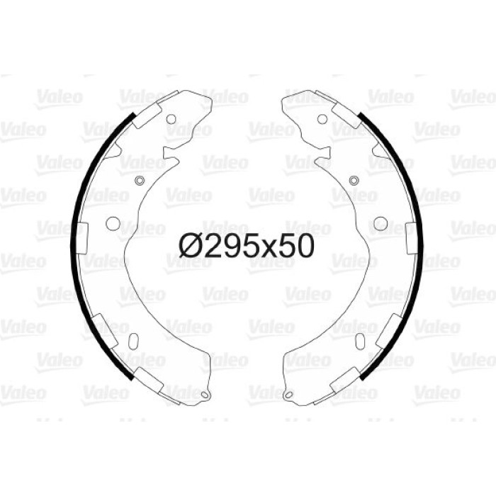 Valeo Bremsbacken 564098