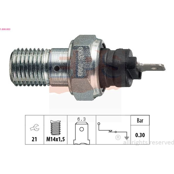 EPS Druckschalter 1.800.003 EPS Druckschalter 1.800.003