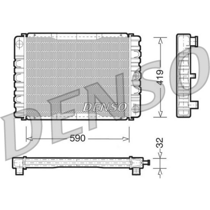 Denso Motorkühler DRM33030 Denso Motorkühler DRM33030