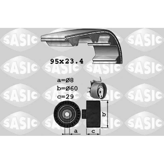 1754009 SASIC Zahnriemensatz 1754009
