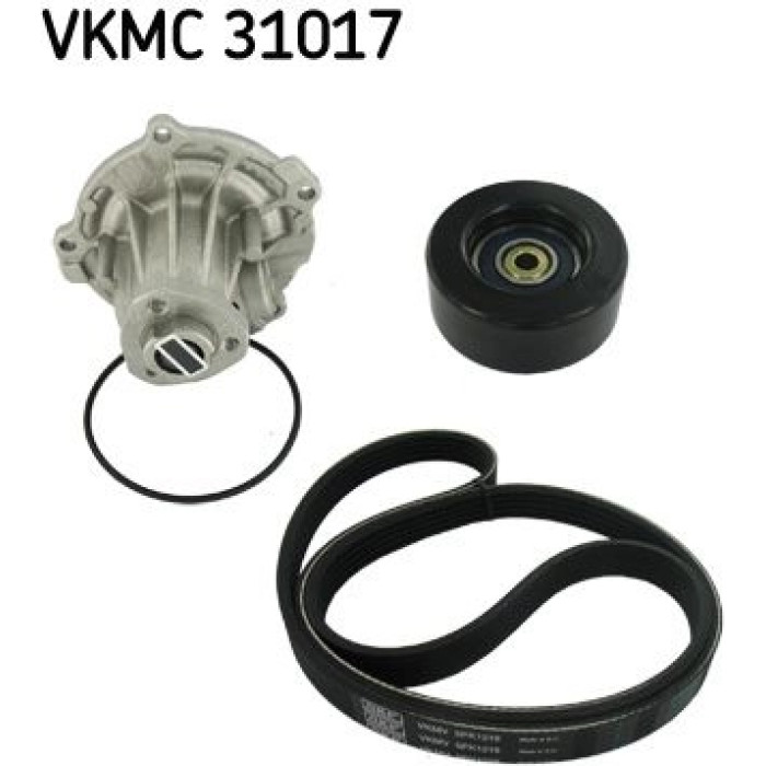 SKF Keilrippenriemensatz mit Wasserpumpe VKMC 31017 SKF Keilrippenriemensatz mit Wasserpumpe VKMC 31017