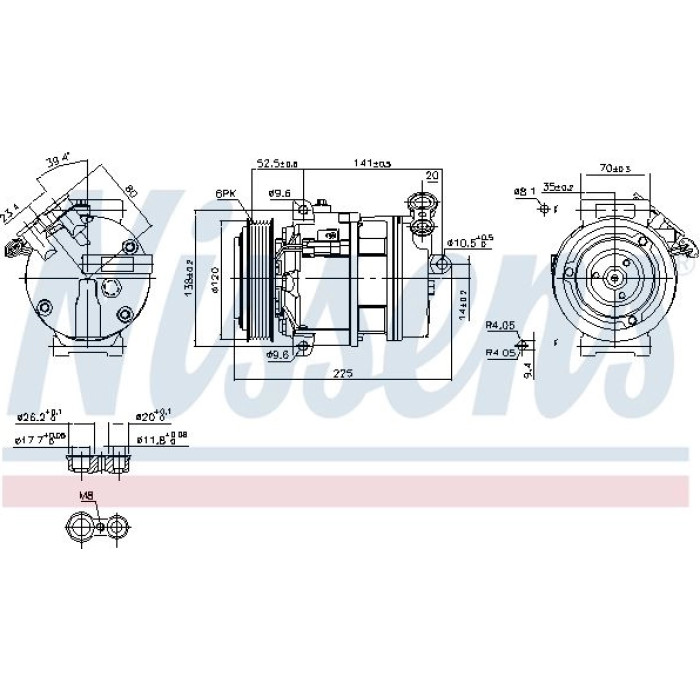 Nissens Klimakompressor PKW 89397 Nissens Klimakompressor PKW 89397