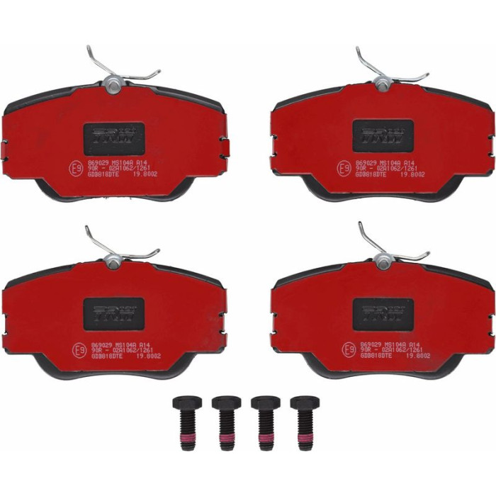 TRW Bremsbelagsatz Mercedes-Benz W124/W201 85-96 Dtec Cotec GDB818DTE TRW Bremsbelagsatz Mercedes-Benz W124/W201 85-96 Dtec Cotec GDB818DTE