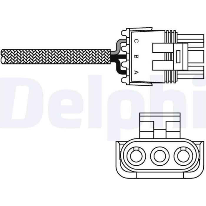 Delphi Lambdasonde ES10990-12B1 Delphi Lambdasonde ES10990-12B1