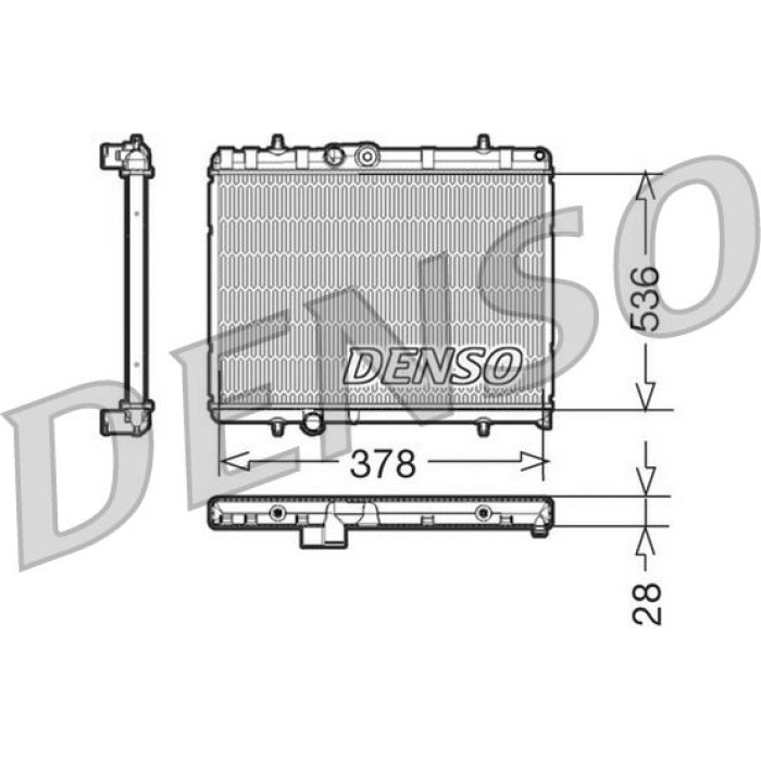 Denso Motorkühler DRM21056 Denso Motorkühler DRM21056