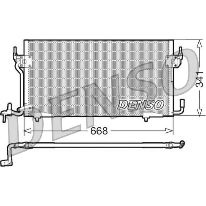 Denso Klimakondensator DCN07060 Denso Klimakondensator DCN07060