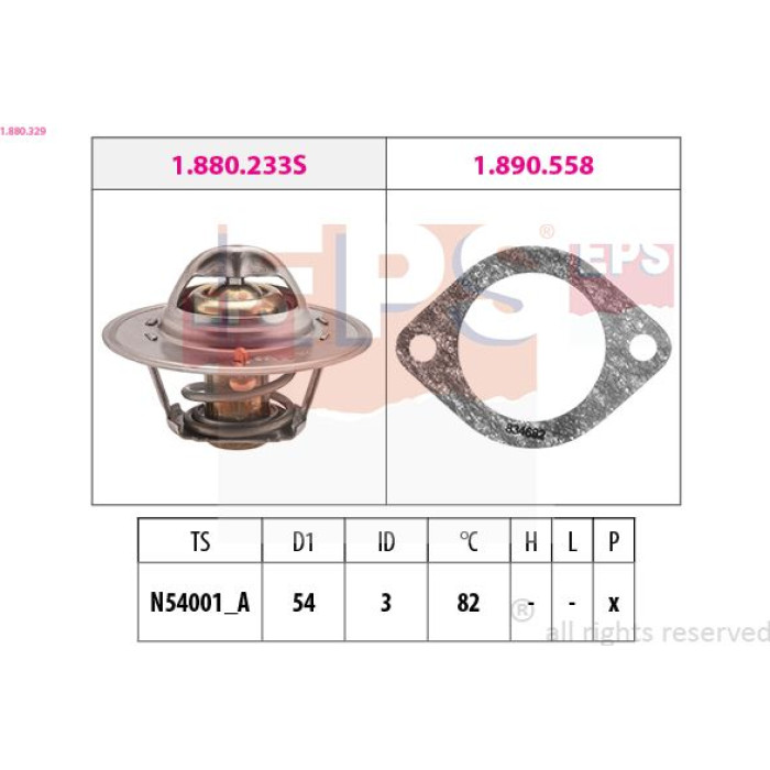 EPS Thermostat 1.880.329 EPS Thermostat 1.880.329