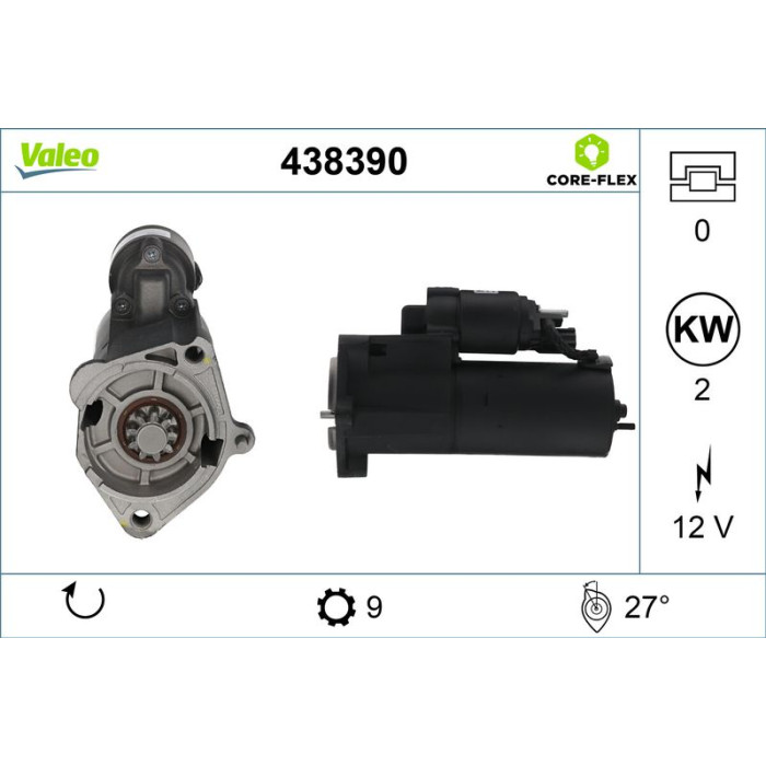 Valeo Anlasser 438390