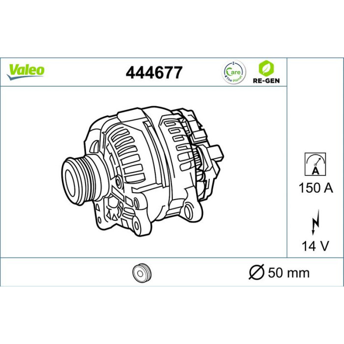 Valeo Lichtmaschine 444677 Valeo Lichtmaschine 444677