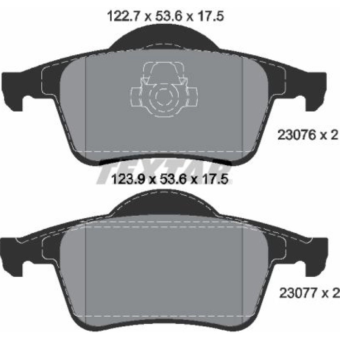 Textar Bremsbelagsatz 2307681 – ePad Textar Bremsbelagsatz 2307681 – ePad