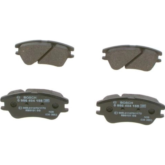 Bosch Bremsbelagsatz 0 986 494 155 Bosch Bremsbelagsatz 0 986 494 155